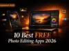 10 Best Photo Editing Apps for Beginners in India 2026 — All Free, All Tested Best Photo Editing Apps for Beginners